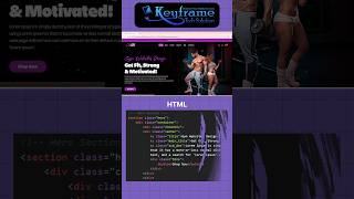🏋️‍♀️ Fitness/Gym Website | HTML and CSS Tutorial #coding #html #css