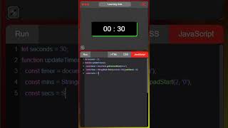 Simple Countdown Timer | HTML CSS JavaScript