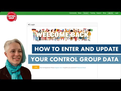 How to Set Up and Update Your Control Group Account