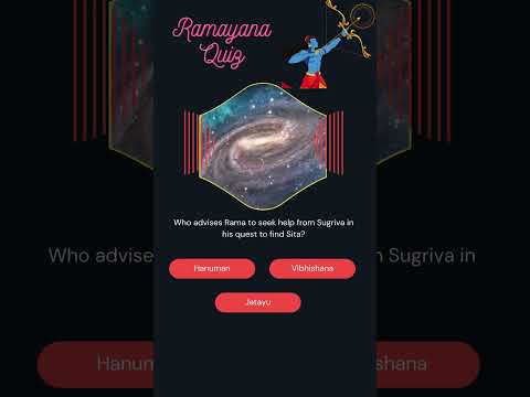 Ramayana Quiz - Know your Epics series
