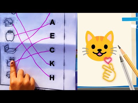 Match picture with words sound🎵ABC / matching .. learning video