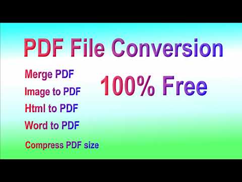 How to Convert Word to PDF | Merge PDF|  Image to PDF| PDF compress #pdfconvert #pdf