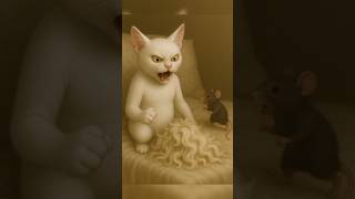 The Cat's Surprise – Mouse's Haircut Prank#funnycatshorts #mouseprank#catvsmouse