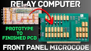 Converting the Relay Computer Front Panel Microcode Prototype to a PCB