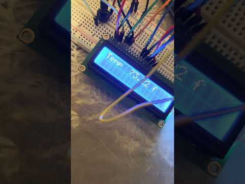 Thermometer project with Arduino #programming #coding #shortsfeed