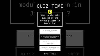 Javascript - Module Pattern