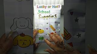 Paper Squishy School Supplies | sanrio edition 🎀✨  #asmrunboxing #blindbag #papersquishy