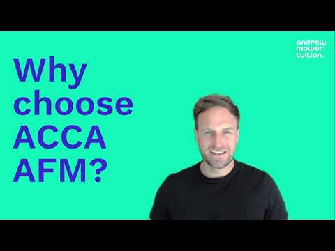 ACCA AFM - 5 Reasons to Choose this Option!