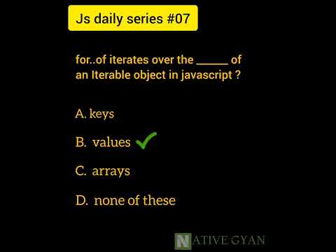 For..of in Js🔥 | JS question answer series #7. #javascript #viral #c #c++