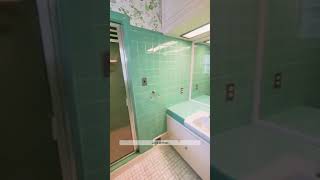 Vintage 1950s and 1970s Bathroom and Tile #bestaddress #vintage #tile #tilework #vintagebathroom