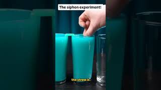 This Water Trick Defies Gravity?! 💧🧪 Siphon Explained | The Science Glitch