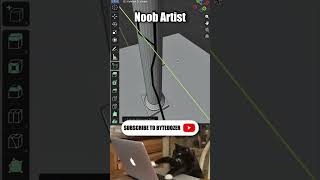 Noob vs Pro artist: Modeling Ivy #blendertutorial #blender #blendercommunity #blender3d #digitalart