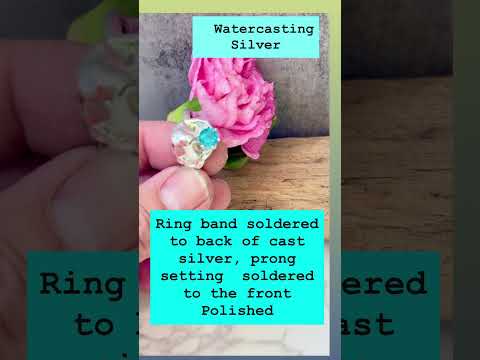 Silver casting in water