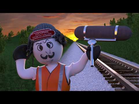 Cartoon Animation CGI Locomotive