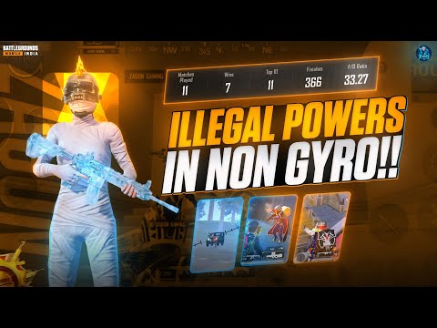 ILLEGAL POWERS COME WITH NON GYRO | INTENSE RANK PUSH LOBBY CLUTCHES | BGMI