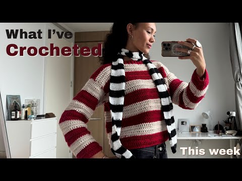 A super stripey crochet vlog