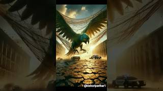 Giant Parrot Attacks the City! 🦜💥 – Massive Green Parrot #GiantParrot #EpicShorts #ViralShorts 2025