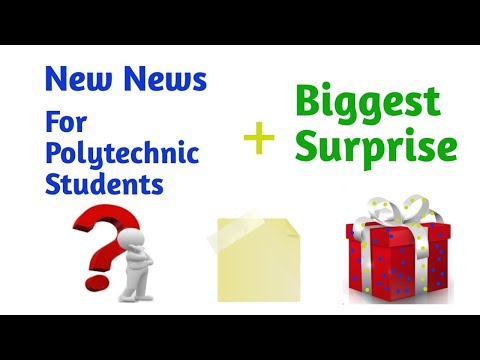 New Biggest Suprise For #polytechnic students
