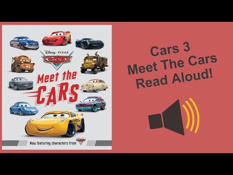 NEW! Cars 3 Meet The Cars Book - The Demolition Derby Racers
