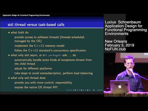 Application Design for  Functional Programming  Environments - Lucius Schoenbaum - NoFUN