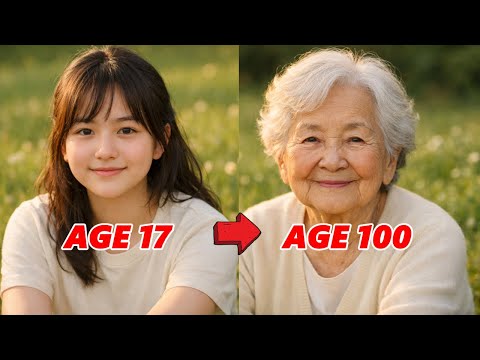 Time Lapse Evolution: A Woman’s Life from Birth to 100 Years | AI & Evolution
