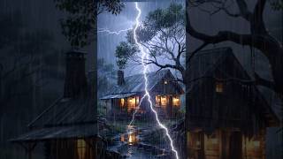 Relax your mind with the sound of rain and thunder #rainandthunder