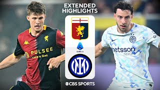 Genoa vs. Inter: Extended Highlights | Serie A | CBS Sports Golazo