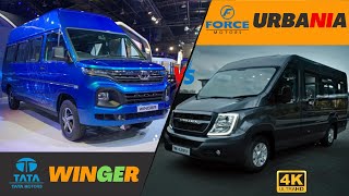 Force Urbania Vs Tata Winger | Best Van Of 2022? 4k Video