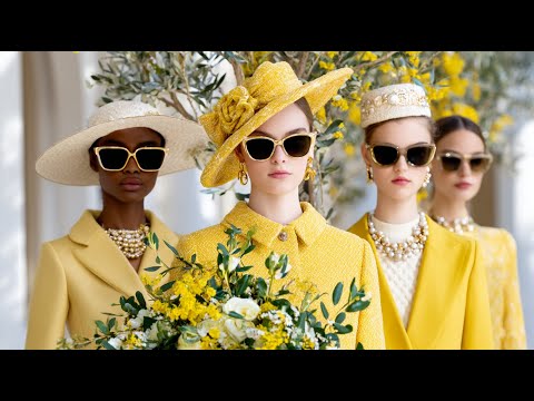 Dior Spring/Summer 2026 | Butter Yellow & Pearl – Parisian Couture & Modern Femininity