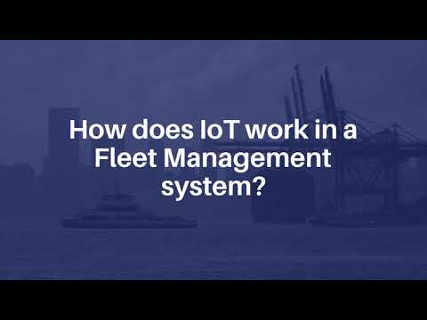 How does IoT work in a Fleet Management?
