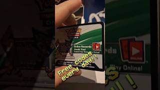Free Pokemon TCG codes every day🤩 29.day #pokemon #freecodes #tcg #tcgpokemon #pokémon #shorts #card
