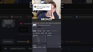 He was so bad in season 5! #leagueoflegends #leagueofmemes #bronze