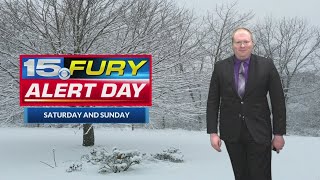 Winter Storm 15 Fury Alert Days Saturday Evening Update