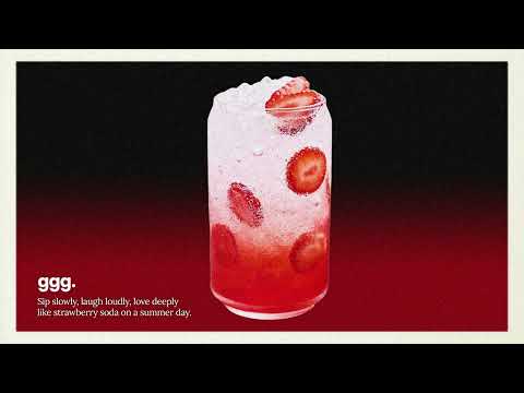 strawberry soda.