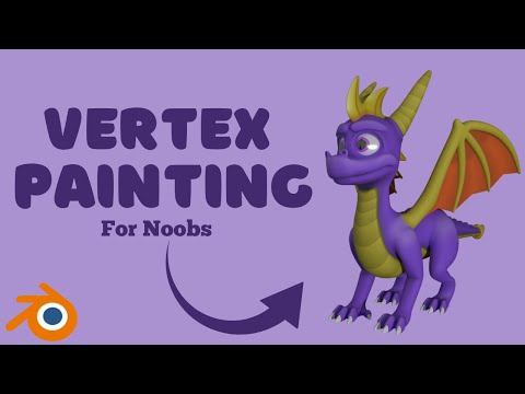 How to Vertex Paint in Blender 4.5 For Beginners