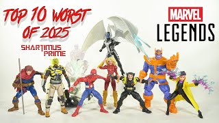 Top 10 WORST Marvel Legends of 2025 by ShartimusPrime