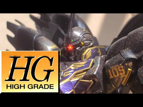 Commission work - HG Sinanju Noir Hologram black pearl paint