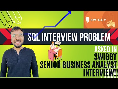 Swiggy Business Analyst Interview Question | Complex SQL Problem | SELF JOIN