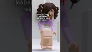 guess who is back ✌️👁👄👁 #roblox #cb #back #surprise #edit #capcut #imback #fyp #viral