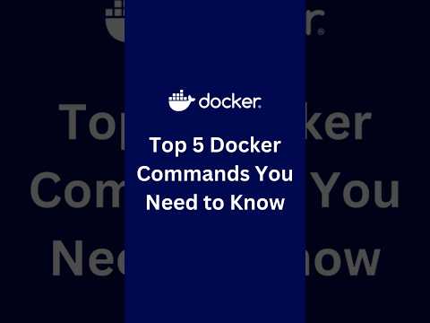 Top 5 Docker Commands You Need to Know #shorts #docker