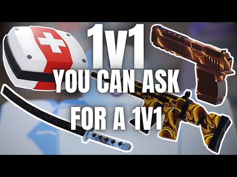 Grinding 1v1's in roblox rivals LIVE