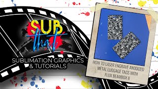 How to Engrave an Anodized Luggage Tag with Flux Beambox II