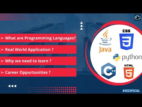 Introduction to Programming Languages || Applications , Requirements , Career , Variety ||