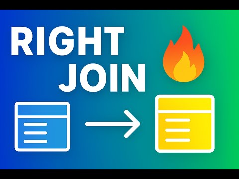 RIGHT JOIN Explained in 1 Minute 🚀
