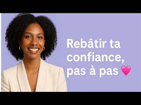 💖 Comment rebâtir ta confiance, pas à pas