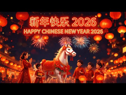 Happy Chinese New Year 2026 🧧 Year of the Horse 🐎 | Festive CNY Music
