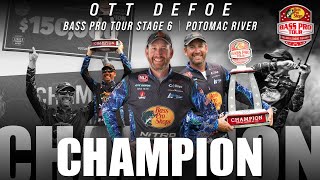 How Ott DeFoe Won On The Potomac! | Bass Pro Tour