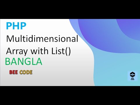 PHP Foreach Loop with List Tutorial in Bangla