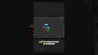Dice Design Revolution! Master 3D Dice Modeling in Blender! | #shorts #3d #model #tutorial #dice