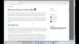 [FYI] Bloatware Removal Tool: remove pre-installed Windows applications & more.